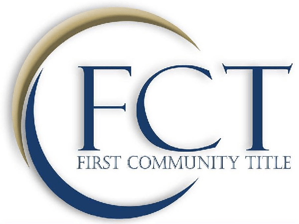 logo for First Community Title - Title Insurance Company in Central Texas